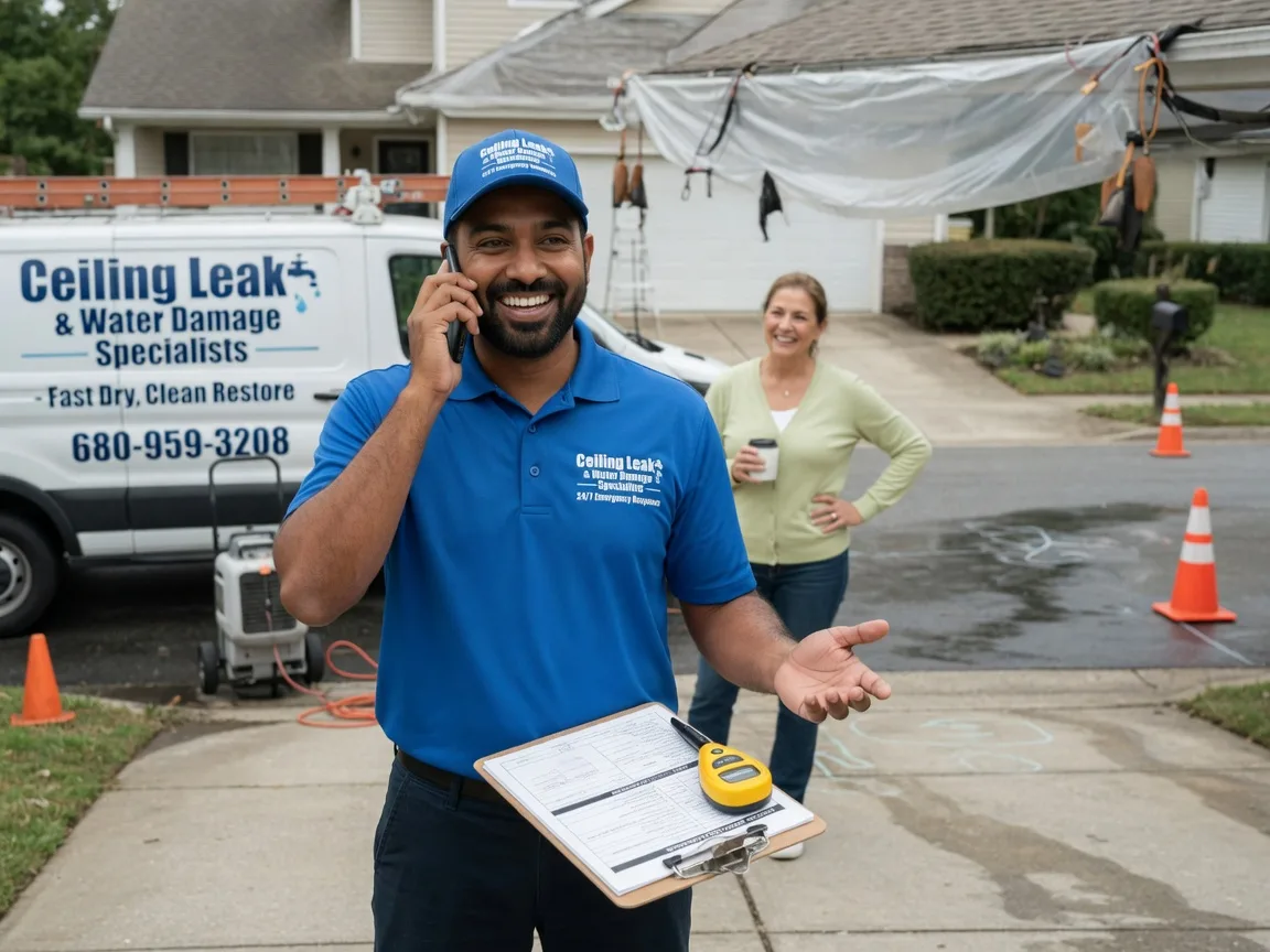 Ceiling Leak Cleanup Soda Springs, CA FAQs